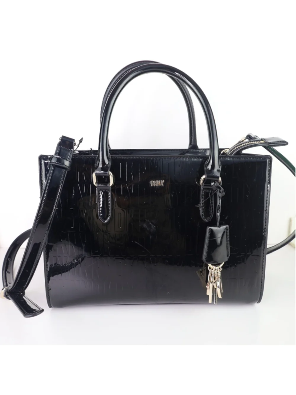 Dkny Perri Box Satchel Black